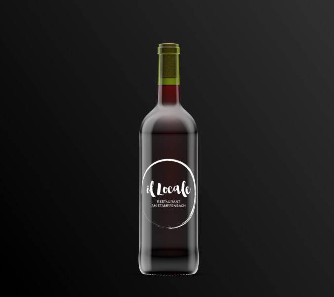 Flaschen Design Wein